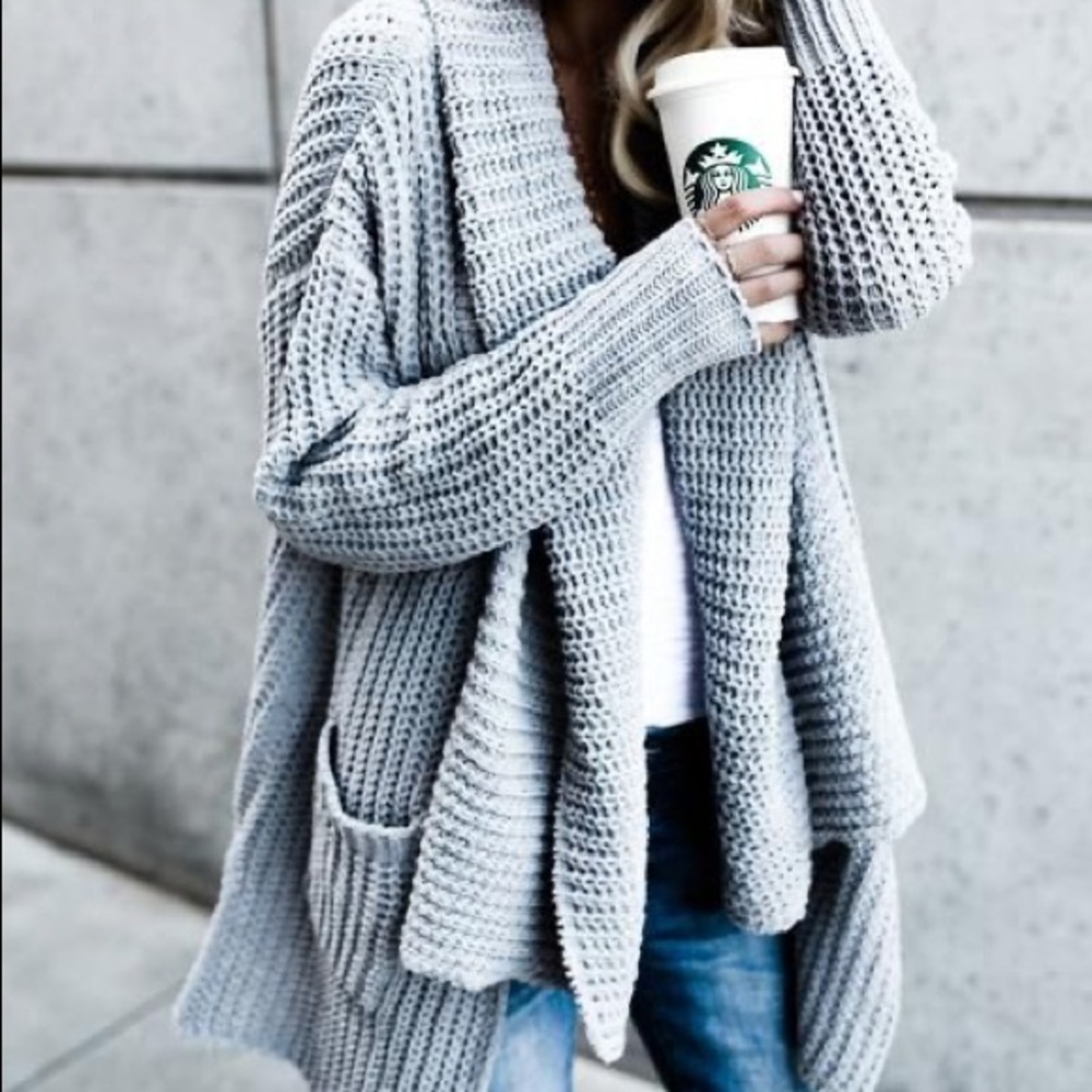Light weight chunky Cardigan